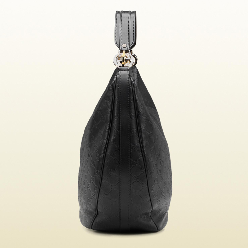 2013 Gucci GG twins large hobo with interlocking G ornaments