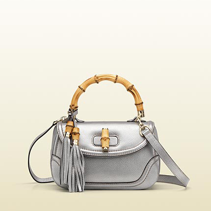 2013 Gucci new bamboo leather top handle bag