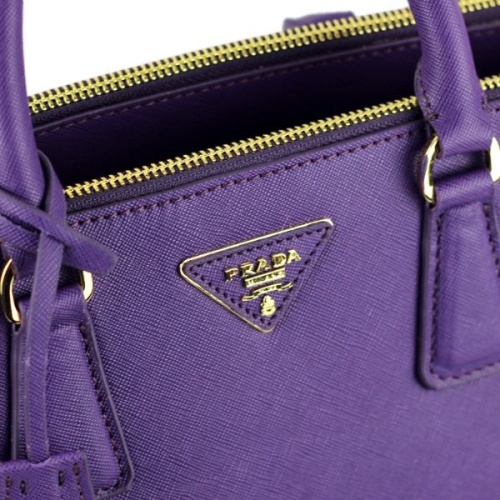 2013 Prada Saffiano Leather Tote Bag 2274 in Purple