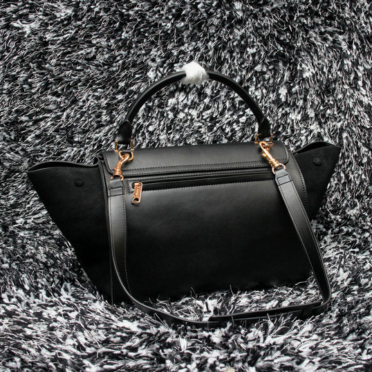 2015 Celine Trapeze Bag Original Leather C3345 Black