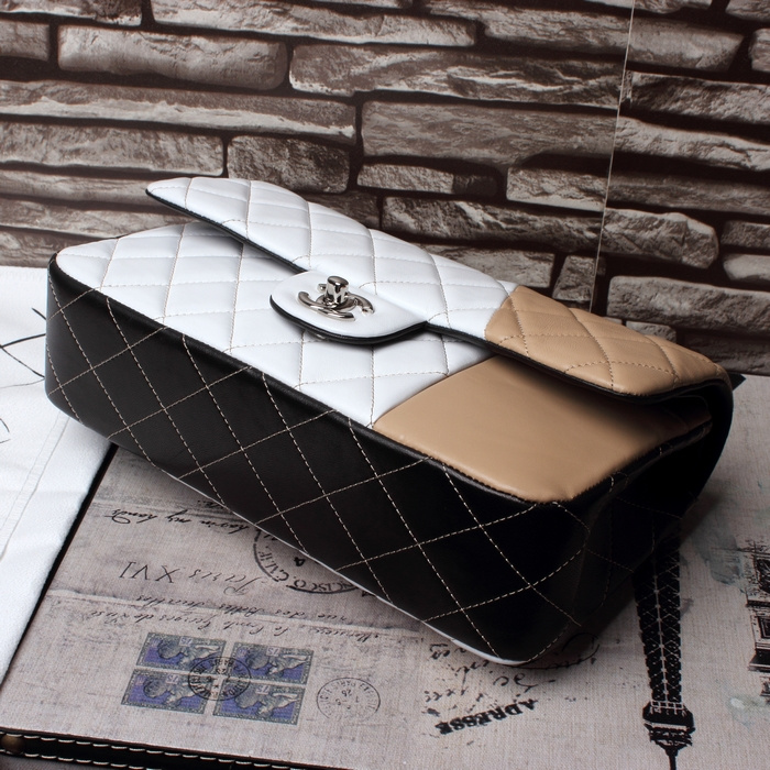 2015 Chanel Classic Flap Bag Original Leather 1113 Silver