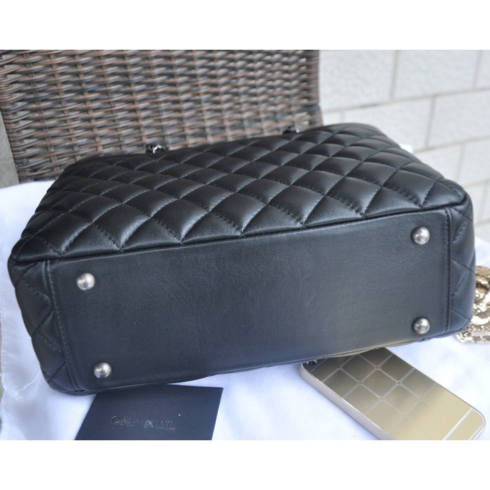 2015 Chanel Shoulder Bag Sheepskin Leather A72300 Black