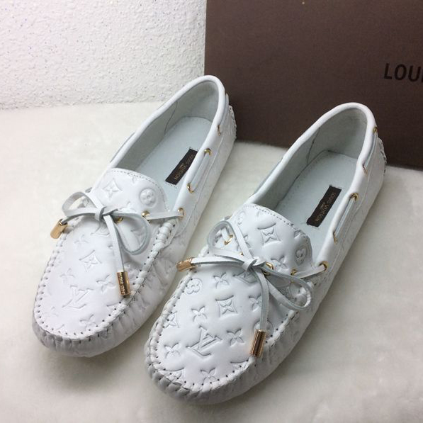 2015 Louis vitton women embossed shoes