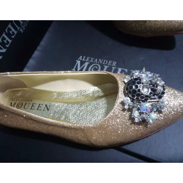 2015 Mcqueen women Flats shoes
