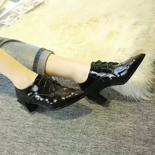 2015 chanel patent leather shoes