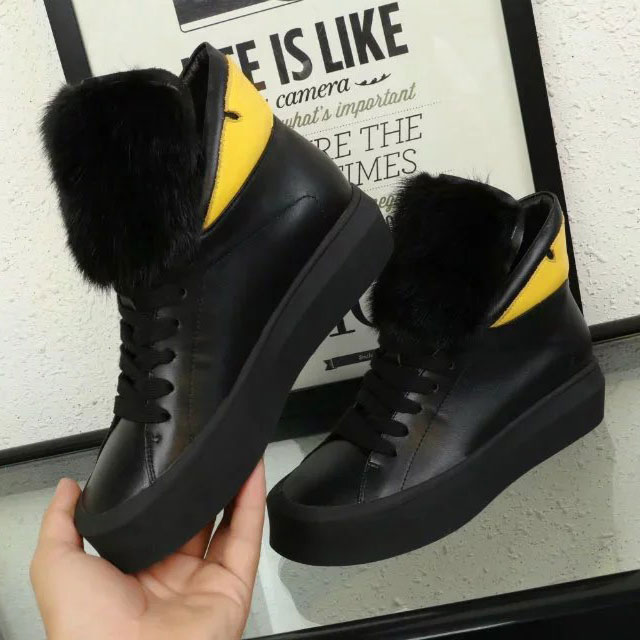 2016 Fendi women sneakers shoes in Calfskin leather
