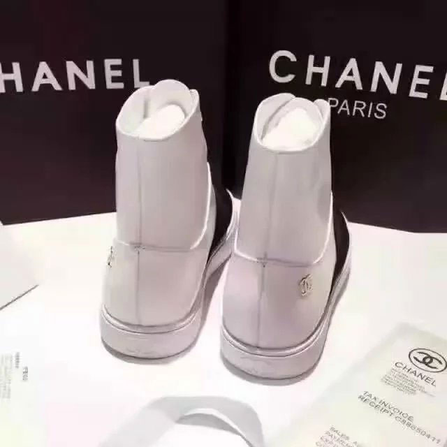 2016 chanle women Boots in Calfskin leather and Nubuck Leather