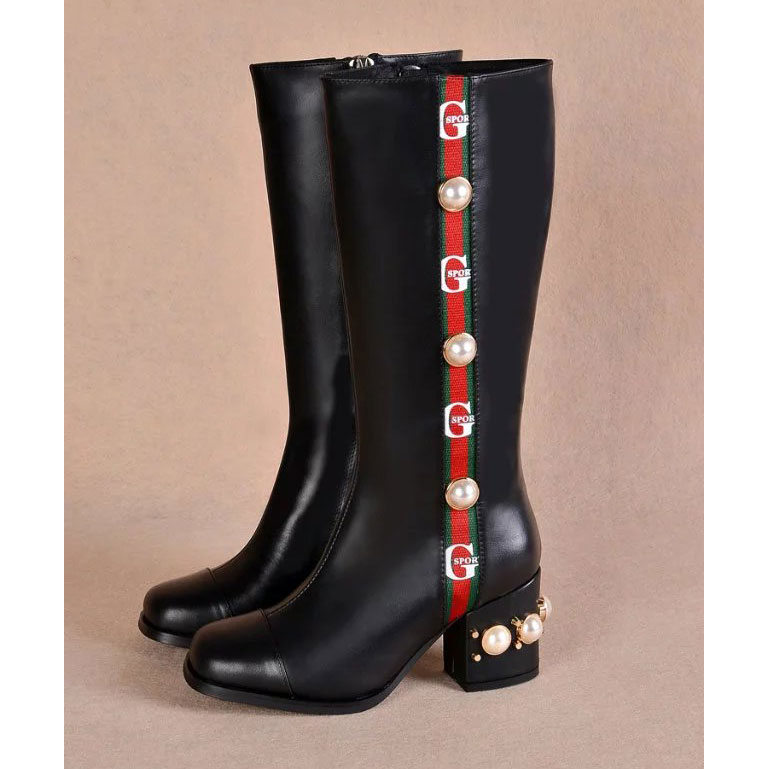 2016 gucci women Boots in Calfskin leather