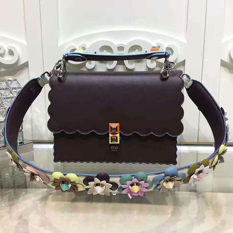 2017 Fendi KAN I handbag in Original calfskin leather 8BT3961