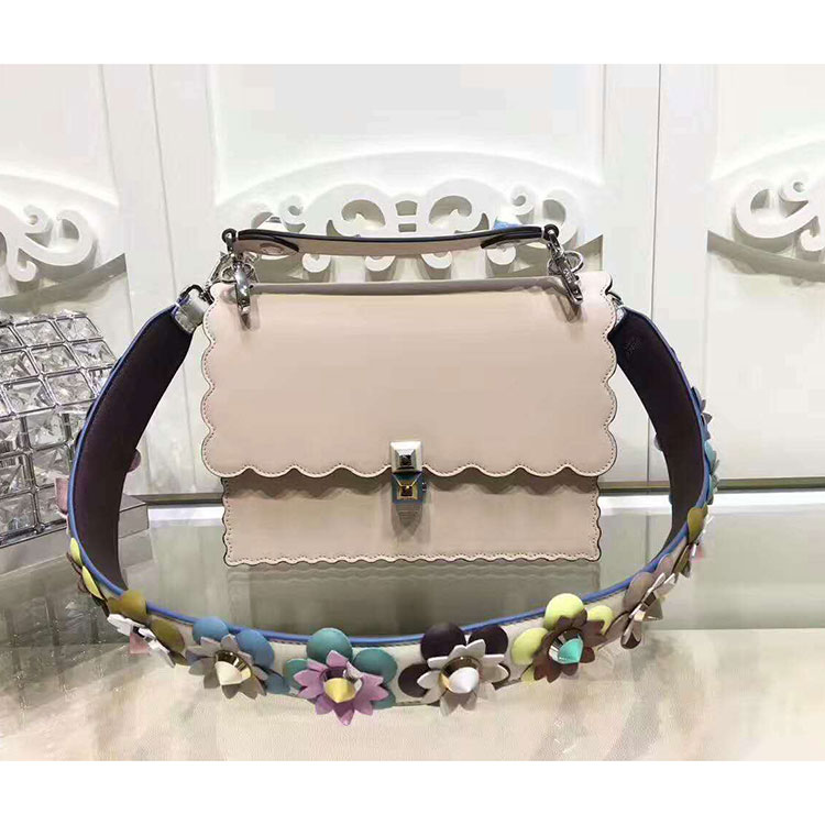 2017 Fendi KAN I handbag in Original calfskin leather 8BT3961