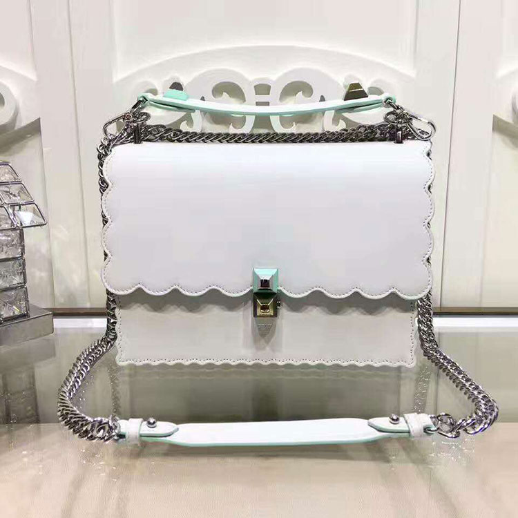 2017 Fendi KAN I handbag in Original calfskin leather 8BT3961