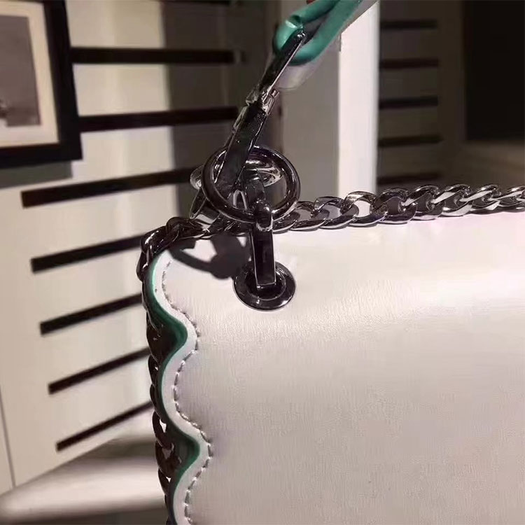 2017 Fendi KAN I handbag in calfskin leather 8BT3961