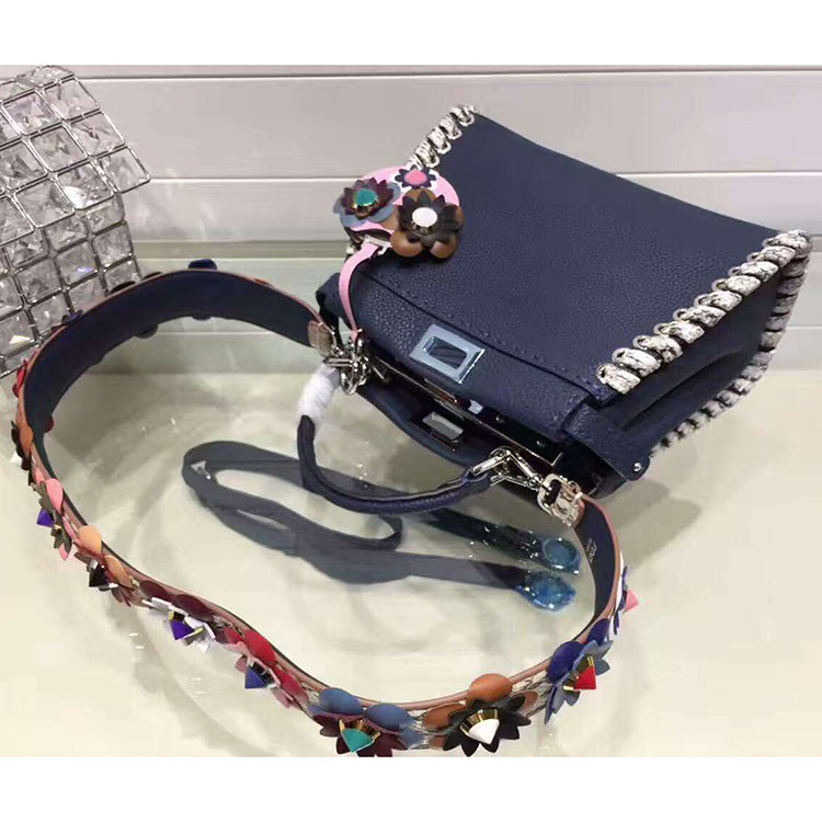 2017 Fendi MINI PEEKABOO handbag in Original calfskin leather 2447