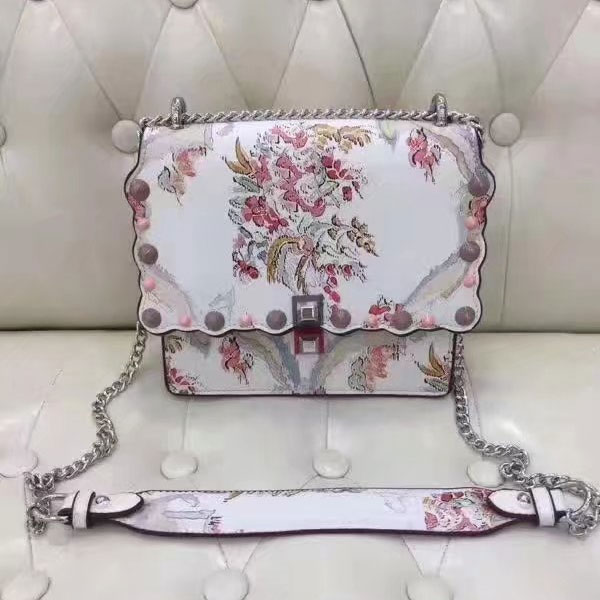 2017 Fendi SMALL KAN I bag in calfskin leather 6202388