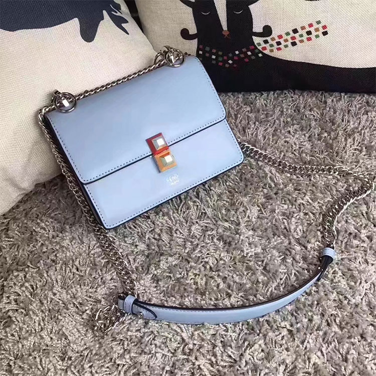2017 Fendi SMALL KAN I bag in calfskin leather 8M0381