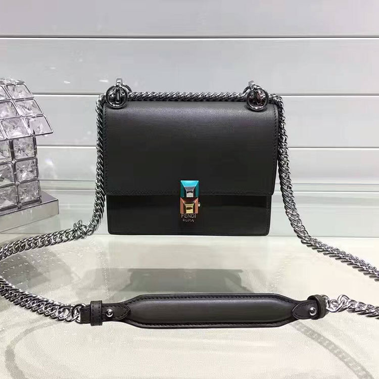 2017 Fendi kan i piccola Mini bag in calfskin leather 8M0381