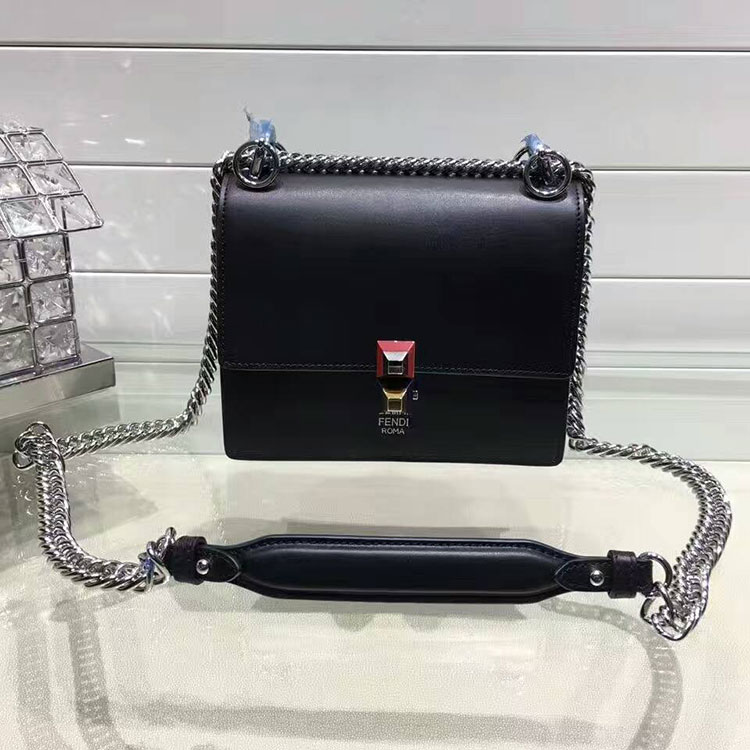 2017 Fendi kan i piccola Mini bag in calfskin leather 8M0381