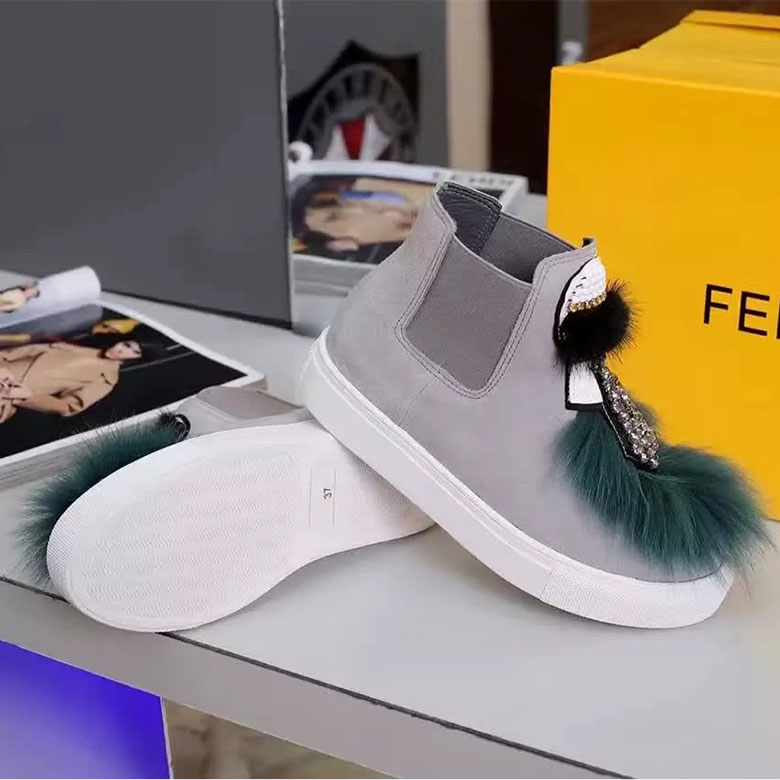 2017 Fendi women Casual shoes in Nubuck Leather