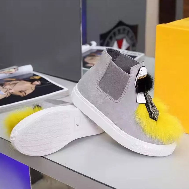 2017 Fendi women Casual shoes in Nubuck Leather