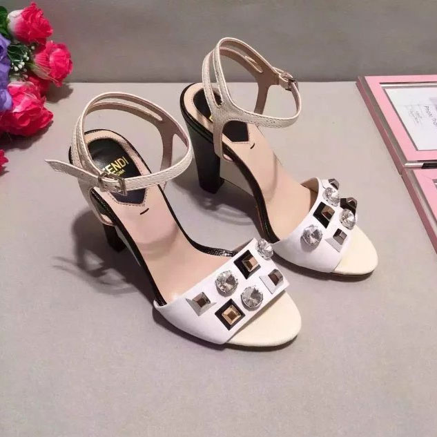 2017 Fendi women Sandals in Lambskin leather