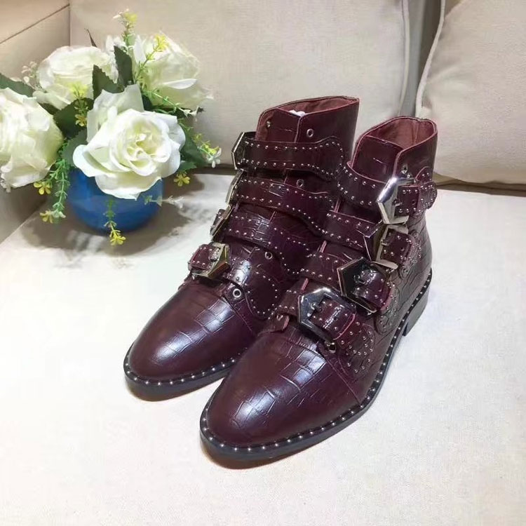 2017 Givenchy women Short Boots in Calfskin leather