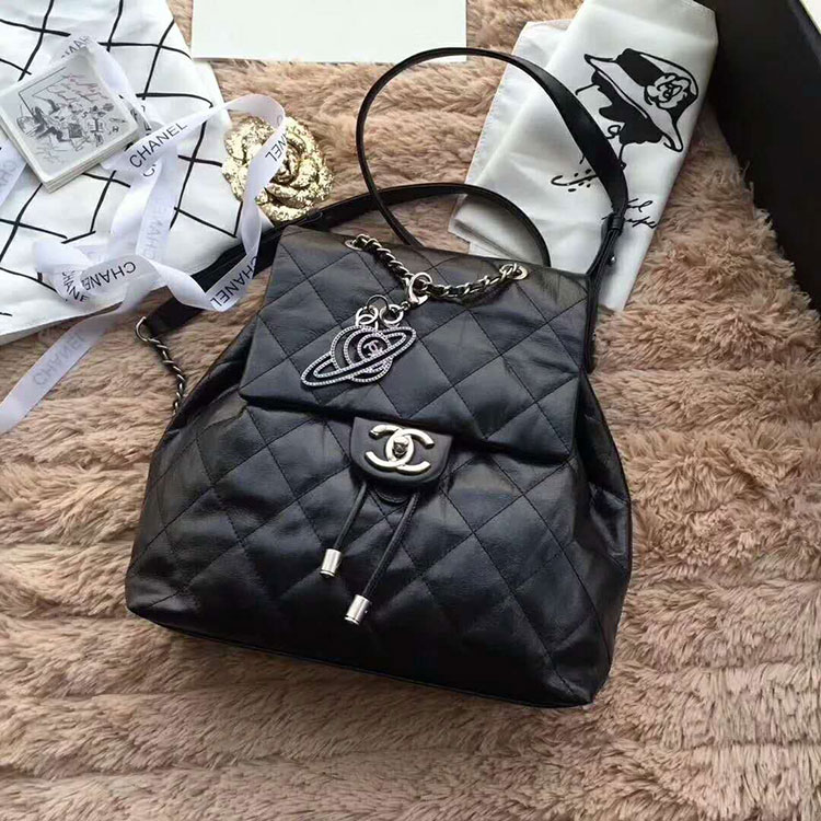 2018 Chanel Backpack Original Calfskin Leather