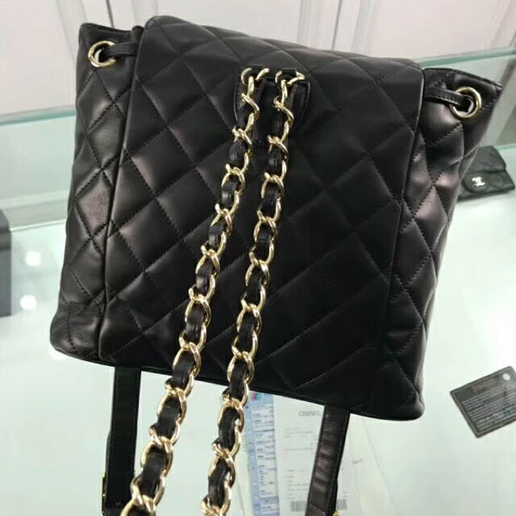 2018 Chanel Backpack Original Lambskin Leather