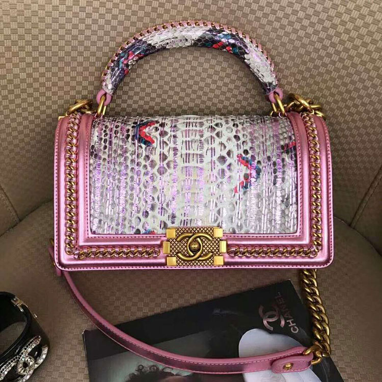 2018 Chanel LeBoy Tote Shoulder Bag