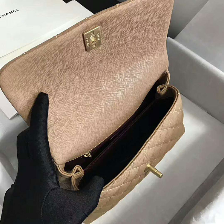 2018 Chanel Medium Flap Bag with Top Handle