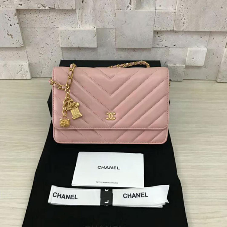 2018 Chanel WOC A33814 Mini Flap Bag