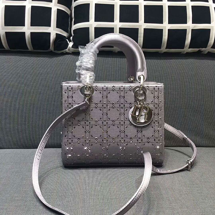 2018 Lady Dior Bag D1655 in Silk