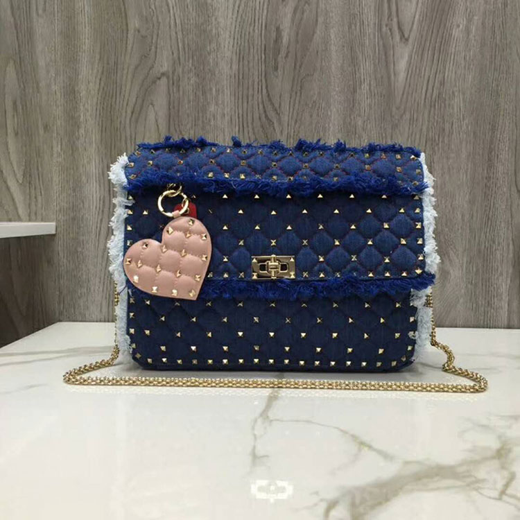 2018 VALENTINO GARAVANI ROCKSTUD SPIKE CHAIN BAG