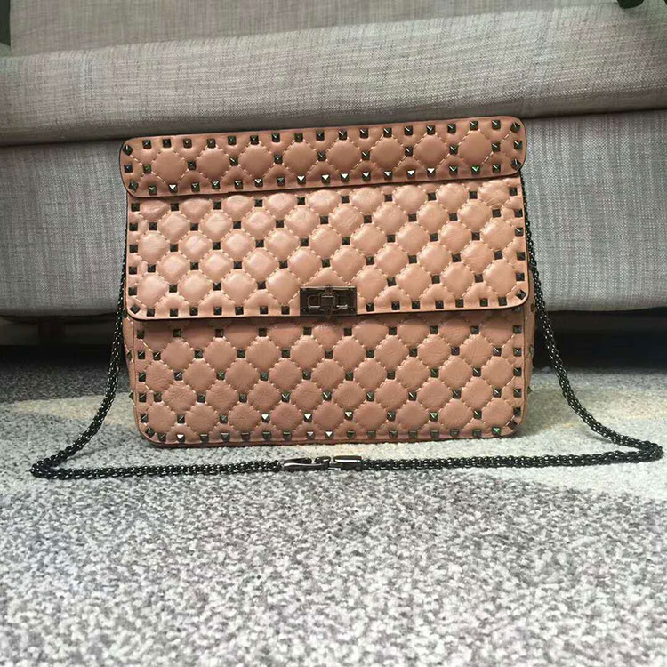 2018 VALENTINO GARAVANI ROCKSTUD SPIKE CHAIN BAG