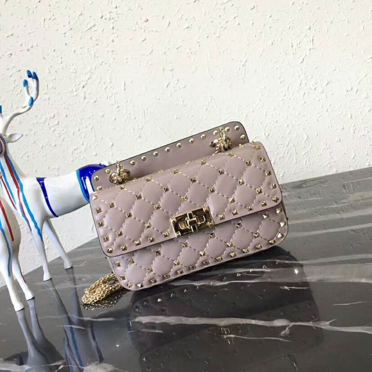 2018 VALENTINO ROCKSTUD SPIKE SMALL CHAIN BAG