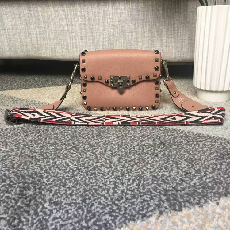 2018 Valentino GUITAR ROCKSTUD ROLLING CROSS SMALL BAG