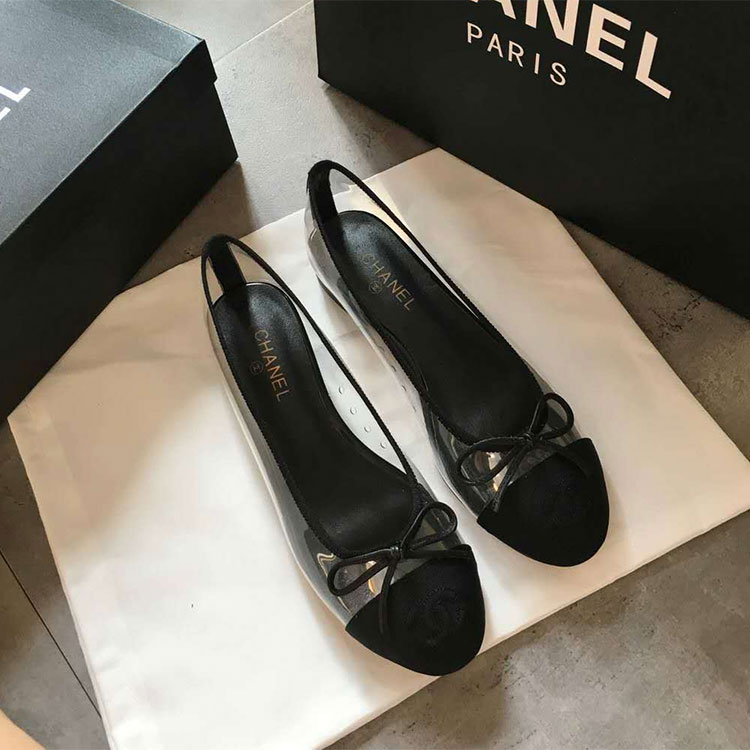 2018 chanle women Sandal in PVC