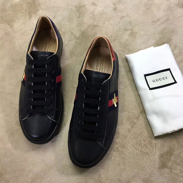 2018 gucci Sneakers shoes in Calfskin inside Lambskin