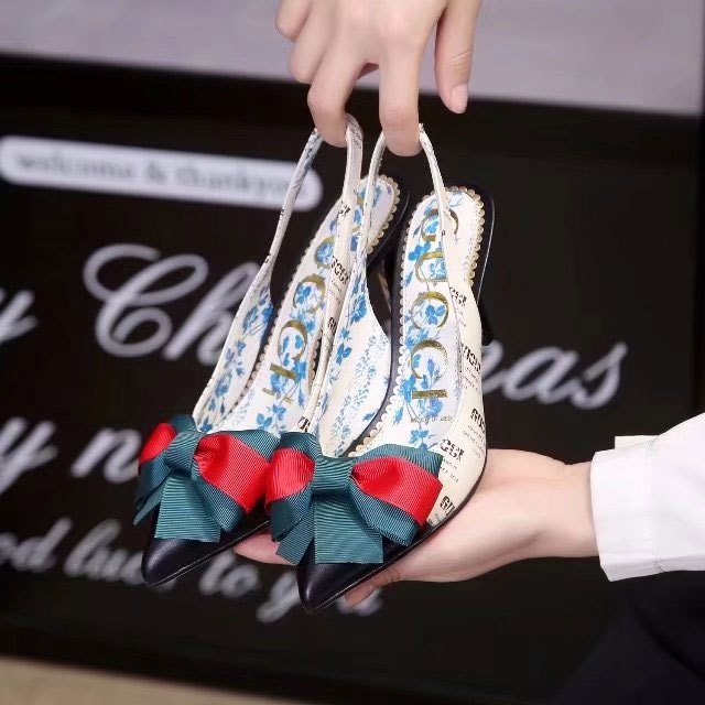 2018 gucci women Sandal in Calfskin Heel 7.5cm