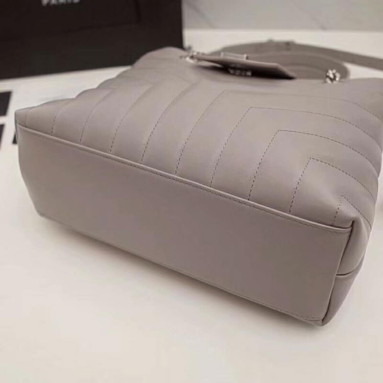 2019 SAINT LAURENT LOULOU SMALL SHOPPING BAG IN MATELASSE Y LEATHER