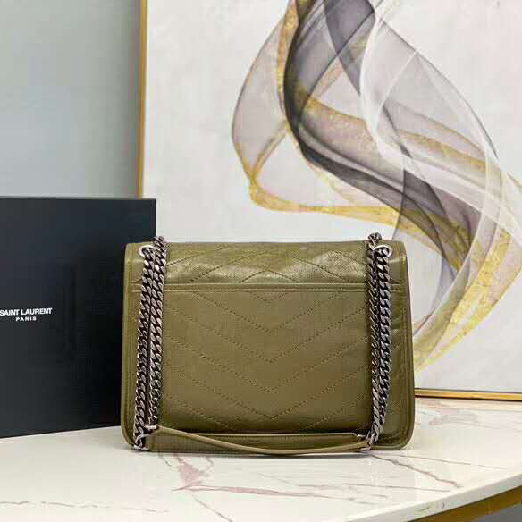 2020 SAINT LAURENT NIKI MEDIUM IN CRINKLED VINTAGE LEATHER