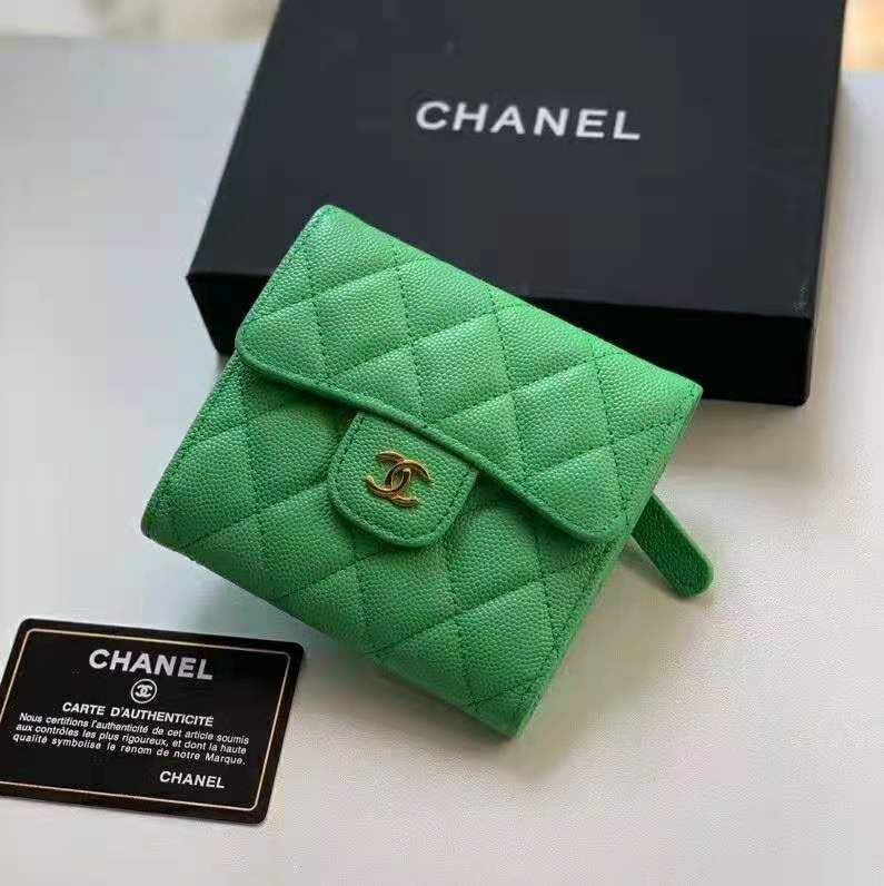 2021 Chanel Matelasse Tri-Fold Wallet