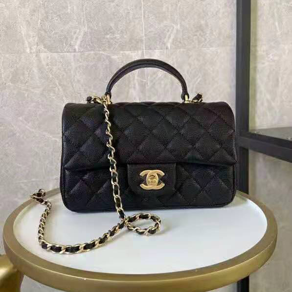 2021 Chanel Mini Flap Bag with Top Handle
