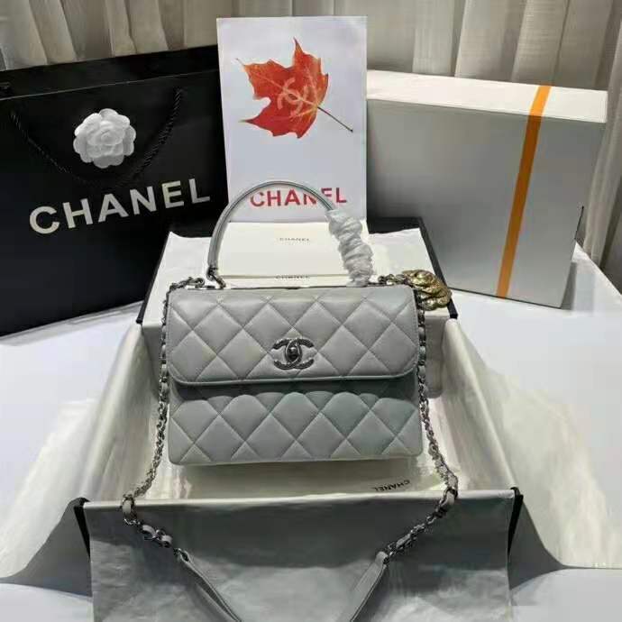 2021 Chanel Small Flap Bag with Top Handle