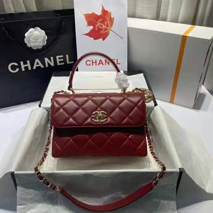 2021 Chanel Small Flap Bag with Top Handle