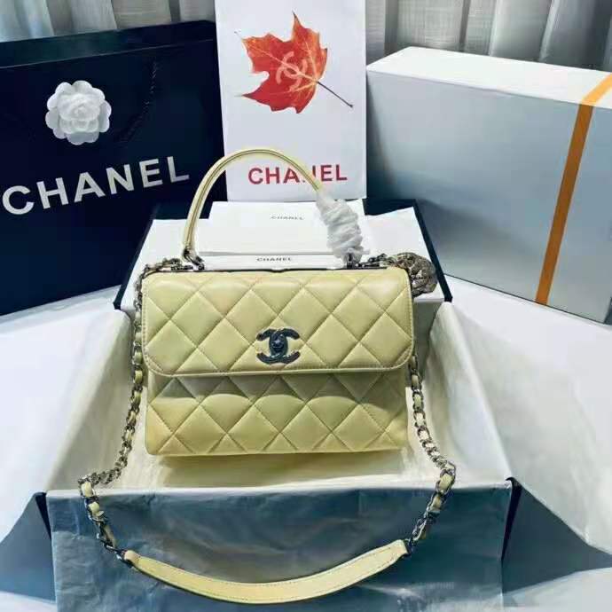 2021 Chanel Small Flap Bag with Top Handle