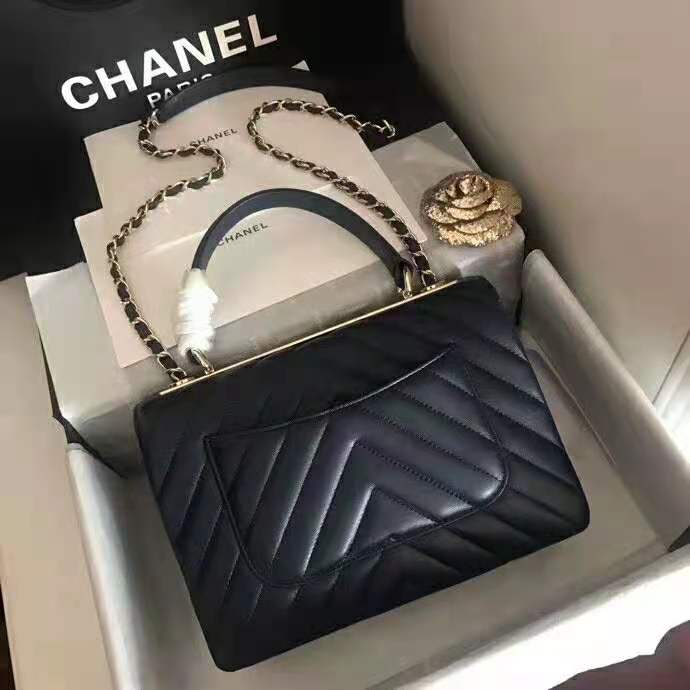 2021 Chanel Small Flap Bag with Top Handle
