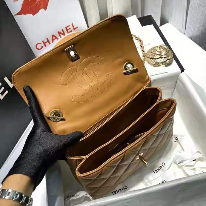 2021 Chanel Small Flap Bag with Top Handle