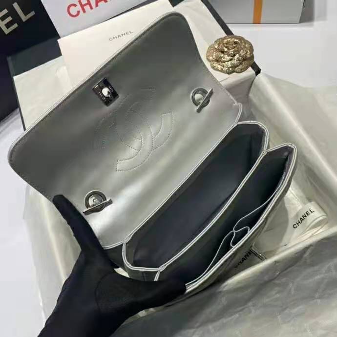 2021 Chanel Small Flap Bag with Top Handle