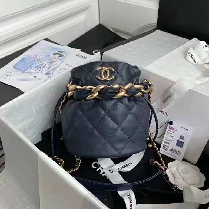 2021 Chanel drawstring bag