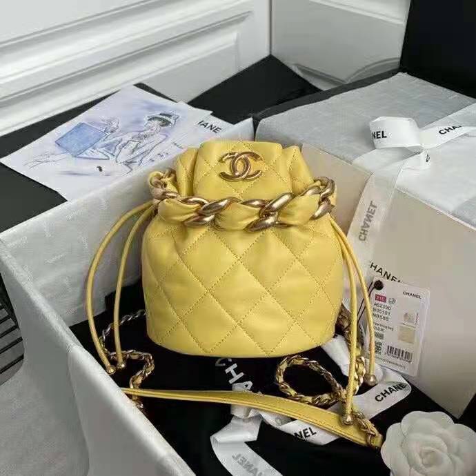 2021 Chanel drawstring bag